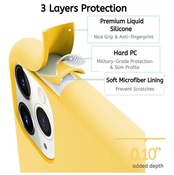 Yellow Silicone Icesword Case for iPhone 11 Pro Max! - Picture 4 of 4